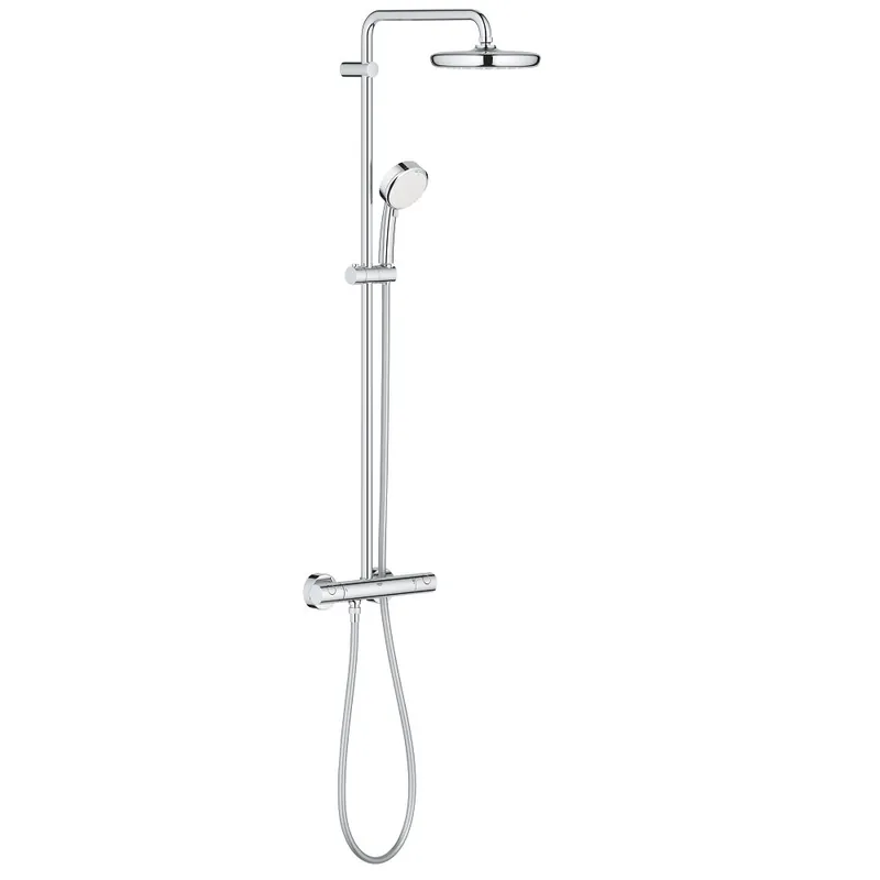 GROHE Colonne de douche 2 jets avec mitigeur thermostatique Tempesta Cosmopolitan System 210 27922001