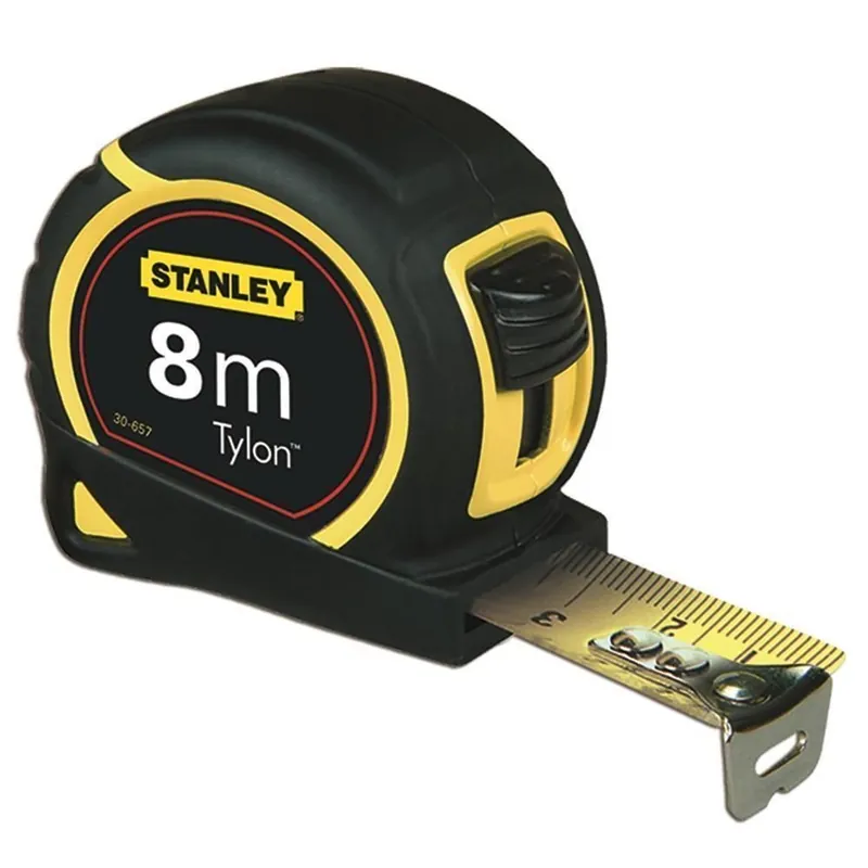 STANLEY Mètre ruban 8m Bi-matière 1-30-657