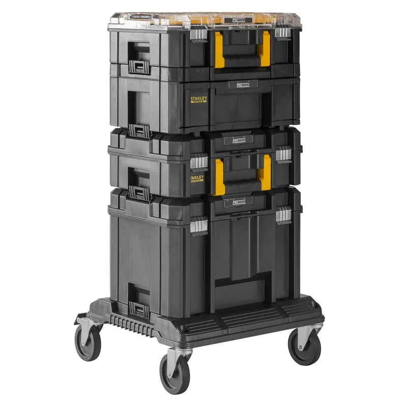 STANLEY FATMAX Ensemble organiseur malette grand tiroir et malette grand volume avec module à roulette FMST1-80107
