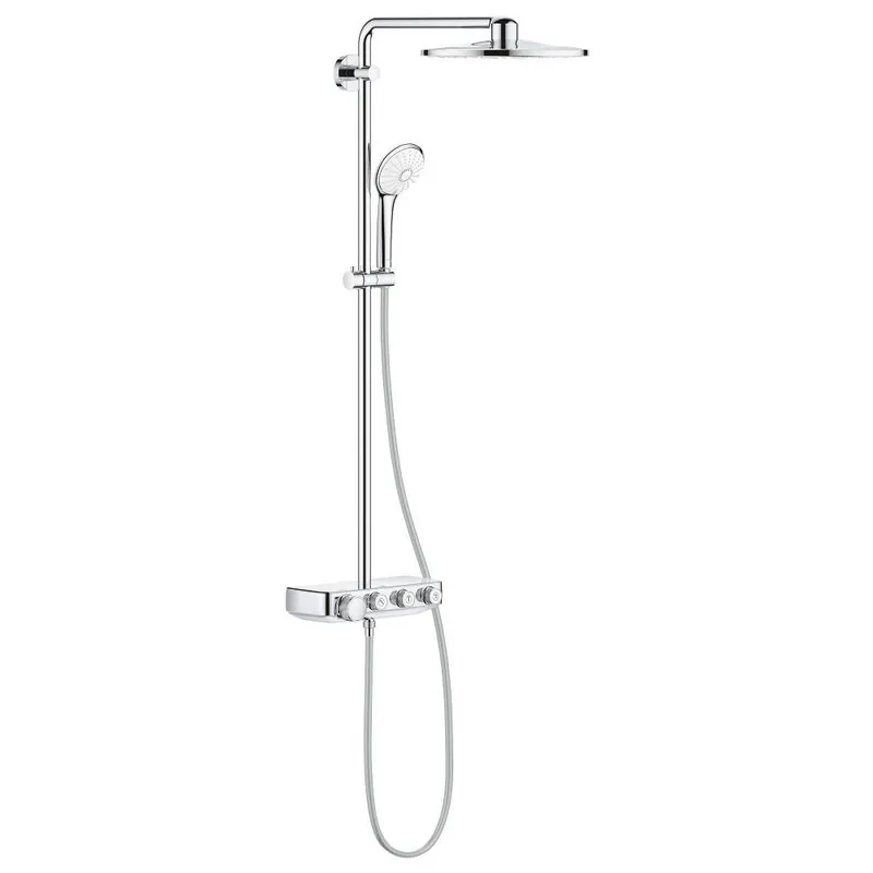 GROHE Colonne de douche 3 jets avec mitigeur thermostatique Euphoria SmartControl System 310 Duo 26507000