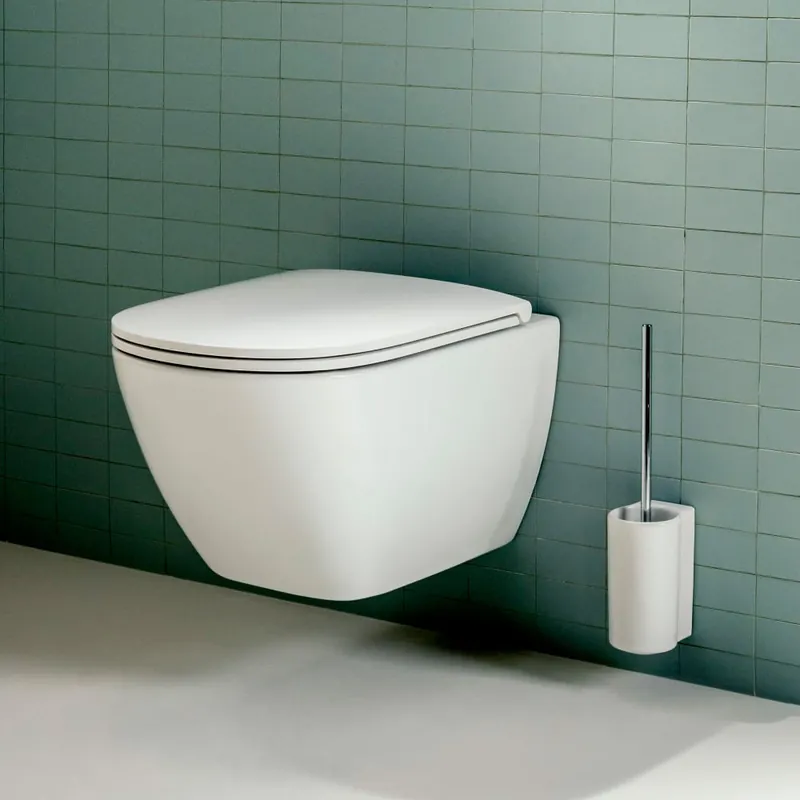 LAUFEN LUA Pack WC suspendu sans bride avec abattant slim frein de chute H8660800000001
