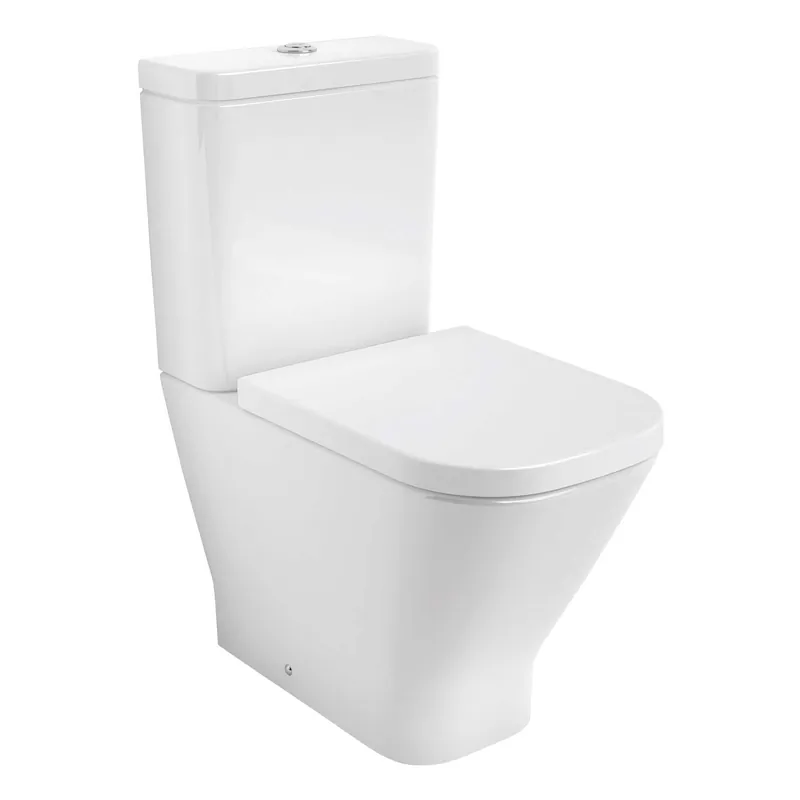 ROCA Pack WC à poser avec réservoir et abattant frein de chute The Gap Square A342526000