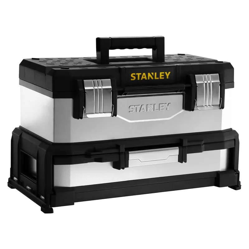 STANLEY Boite à outils tiroir bi-matière galvanisé 51cm 1-95-830