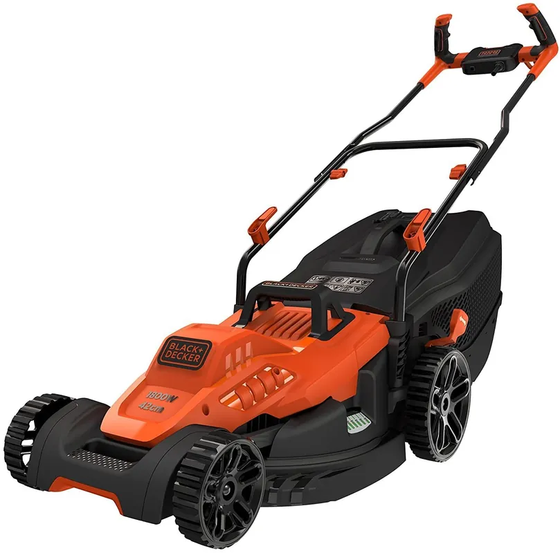 BLACK+DECKER Tondeuse filaire hauteur réglable 1800W 42cm BEMW481BH-QS