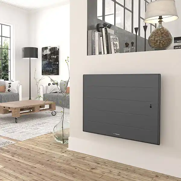 THERMOR Radiateur à chaleur douce OVATION 3 horizontal 2000w gris ardoise