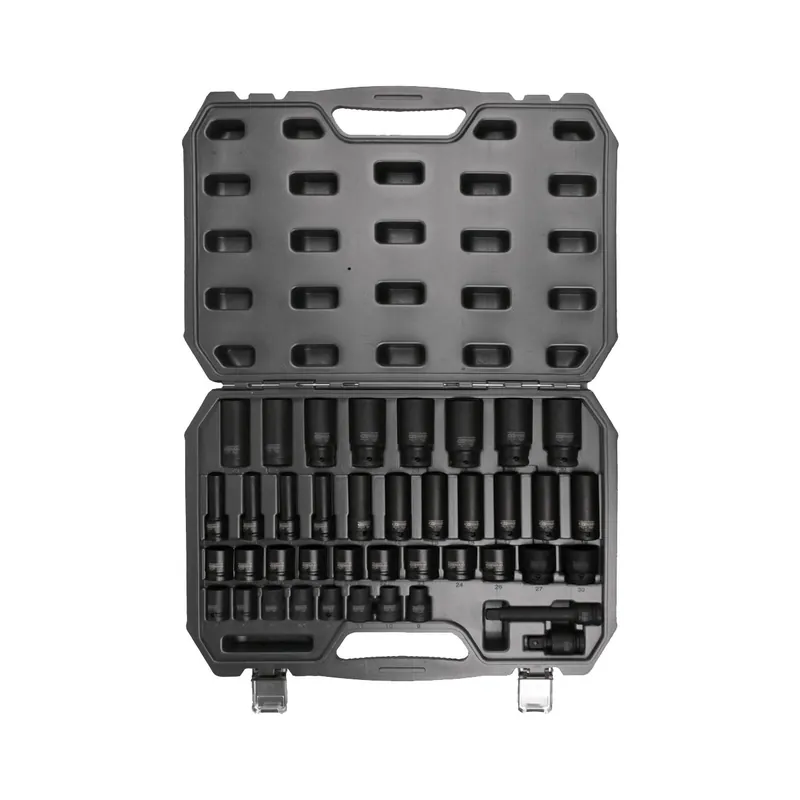 KS TOOLS Coffret de douilles à chocs 1/2" courtes et longues 40 pièces 515.0065