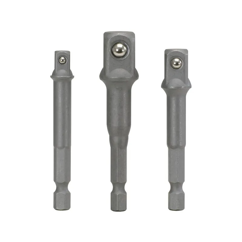 KS TOOLS Jeu de 3 adaptateurs porte-douilles 1/4" + 3/8" + 1/2" 514.1105