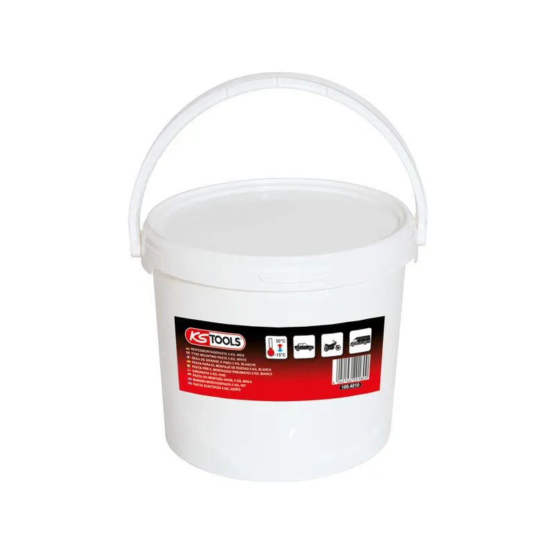 KS TOOLS Seau de graisse à pneu blanche 5kg 100.4010