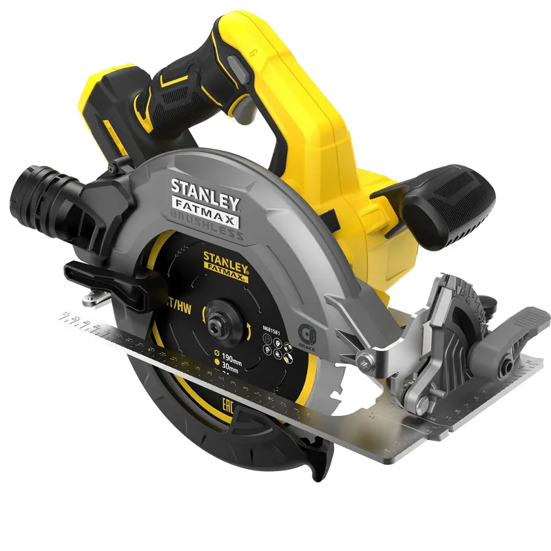 STANLEY FATMAX Scie circulaire sans fil 18V 190mm V20 sans batterie SFMCS550B-XJ