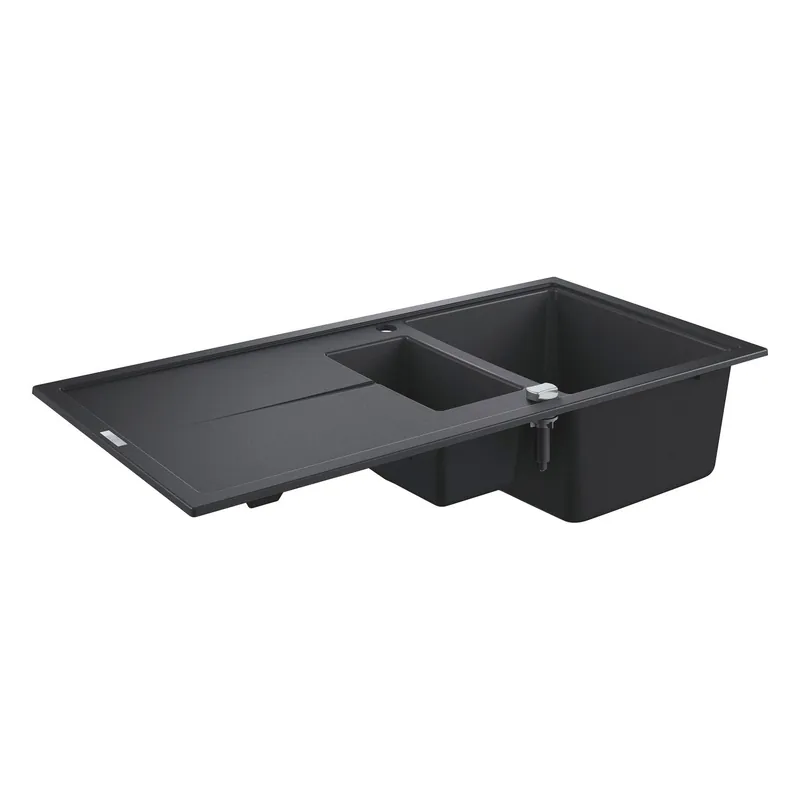 GROHE Evier composite avec égouttoir noir granite 1000x500mm K400 31642AP0