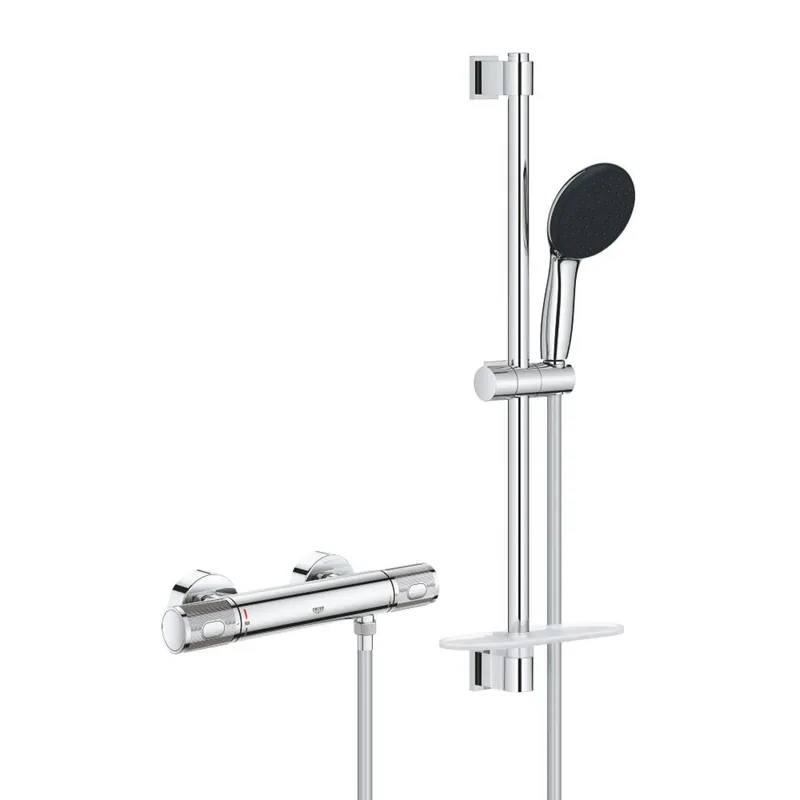 GROHE Mitigeur de douche thermostatique chrome Precision Feel 34791001