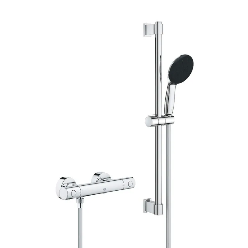 GROHE Mitigeur de douche thermostatique chrome Precision Get 34856000