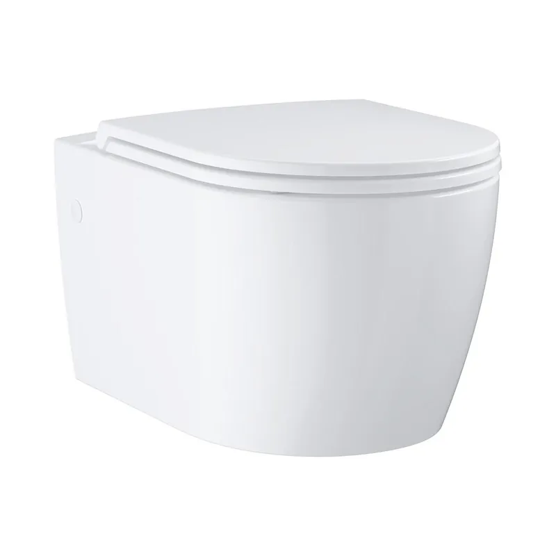 GROHE Pack WC suspendu caréné sans bride avec abattant avec frein de chute déclipsable Start Round Ceramic 103848SH00