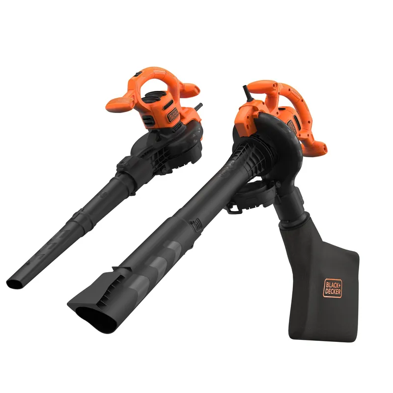 BLACK+DECKER Aspirateur-souffleur-broyeur 2600W Système bi tube BEBLV260-QS