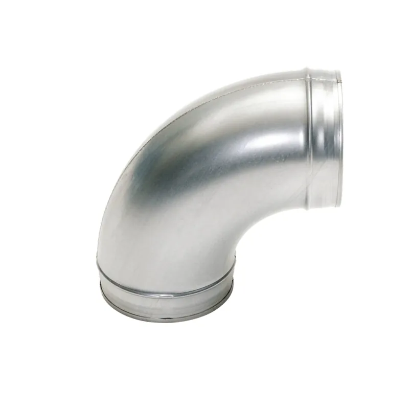 Coude galva 90° diamètre 125mm