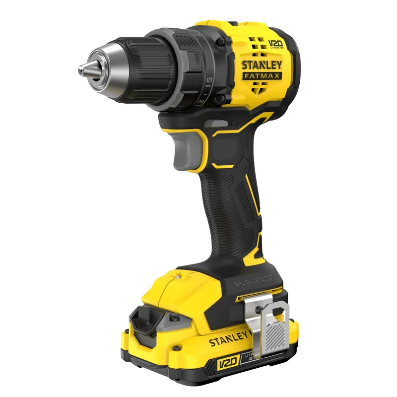 V20 Perceuse-visseuse 60 Nm BRUSHLESS - Lithium 18V - 2 Batteries 2Ah - Malette Pro-Stack - SFMCD714D2T-QW