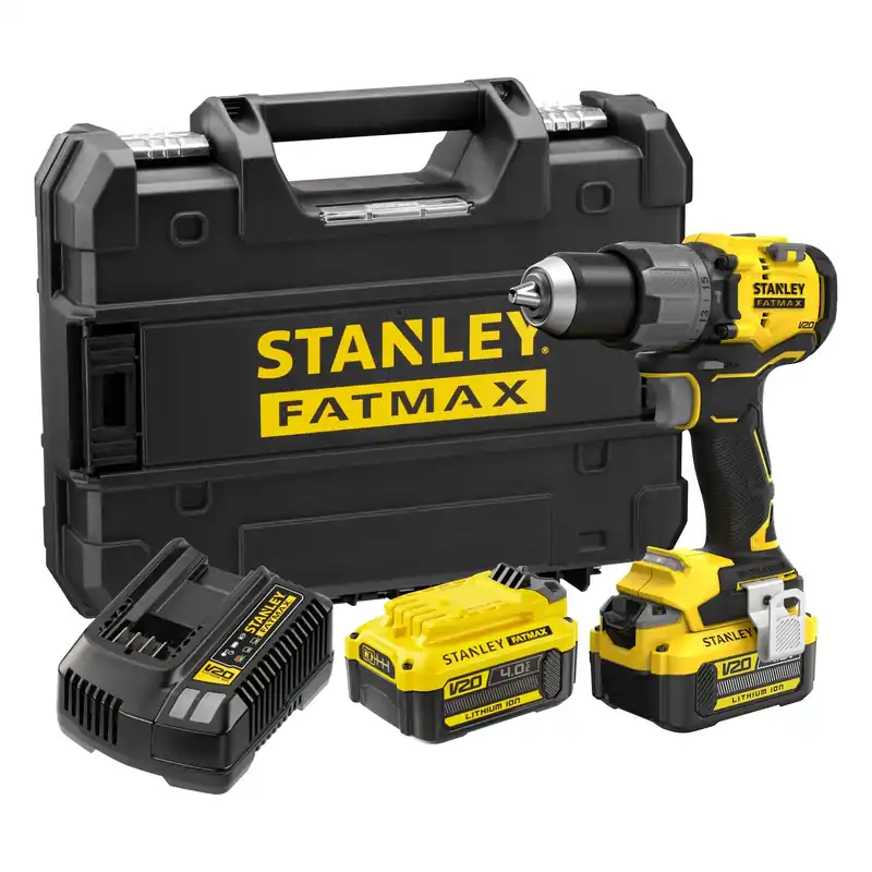 V20 Perceuse-visseuse à percussion 80 Nm BRUSHLESS Lithium 18V - 2 Batteries 4Ah - Malette Pro-Stack - SFMCD726M2T-QW
