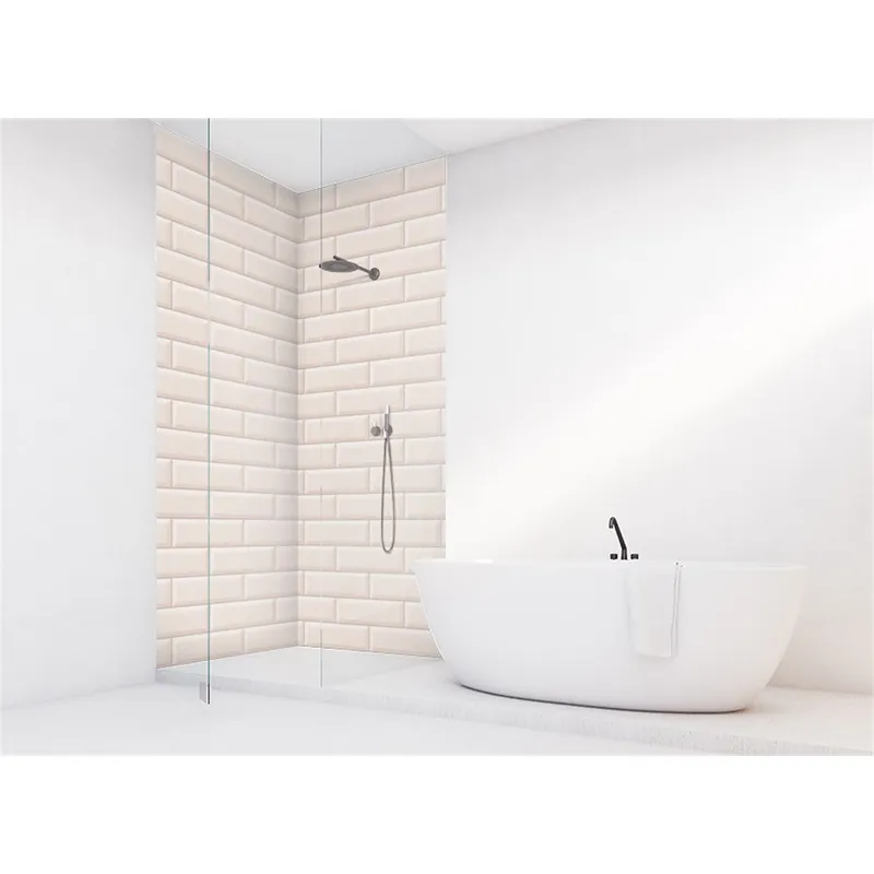 Panneau mural douche VIPANEL - Carrelage Berlin - Finition brillant