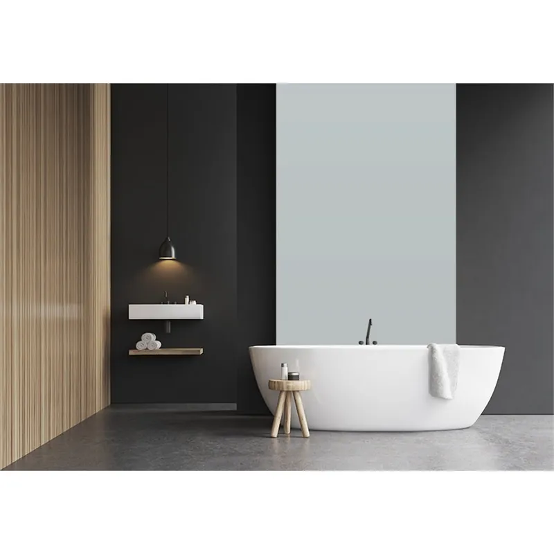Panneau mural douche VIPANEL - Couleur Unie NCS3005-B80G - Finition velvet