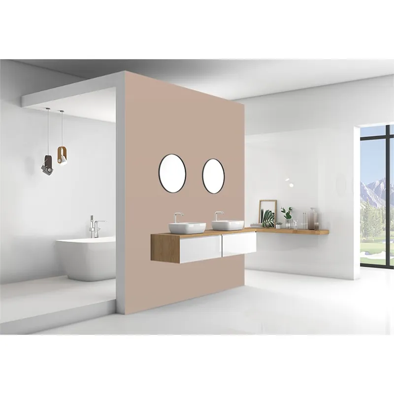 Panneau mural douche VIPANEL - Couleur Unie Pantone 4645 C - Finition velvet