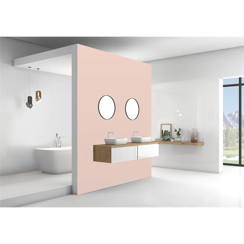 Panneau mural douche VIPANEL - Couleur unie Pantone 489 - Finition velvet