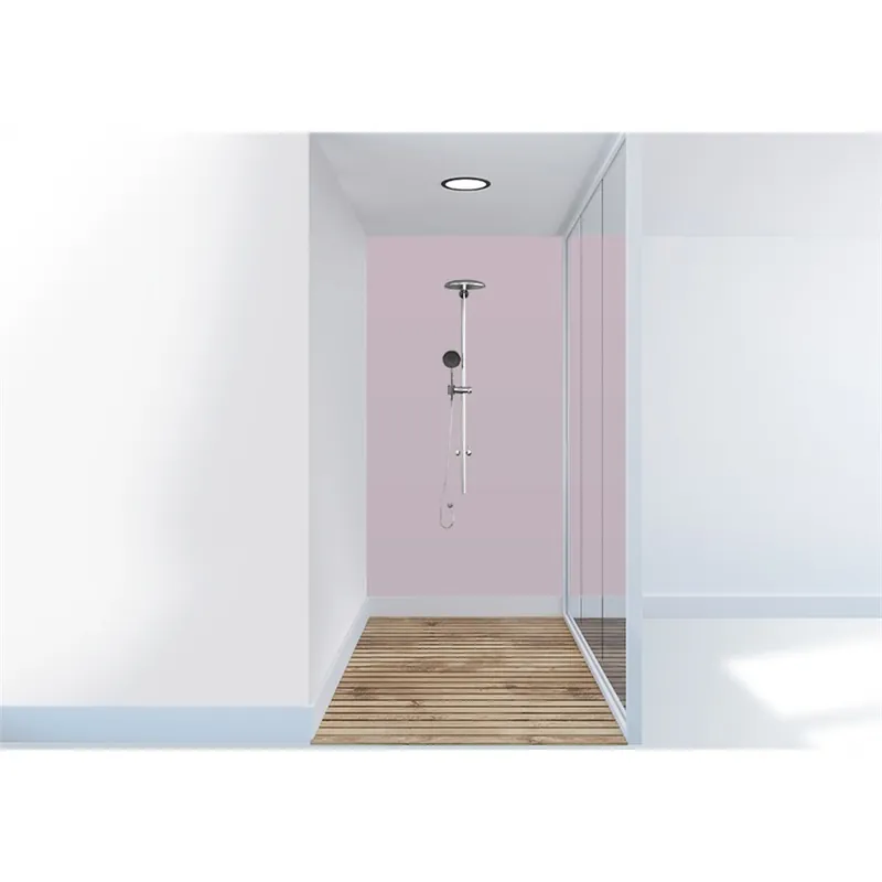 Panneau mural douche VIPANEL - Couleur unie Pantone 5215 - Finition velvet