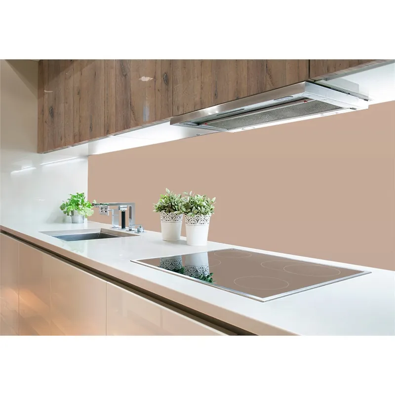 Panneau mural douche VIPANEL - Couleur unie Pantone 729 - Finition velvet