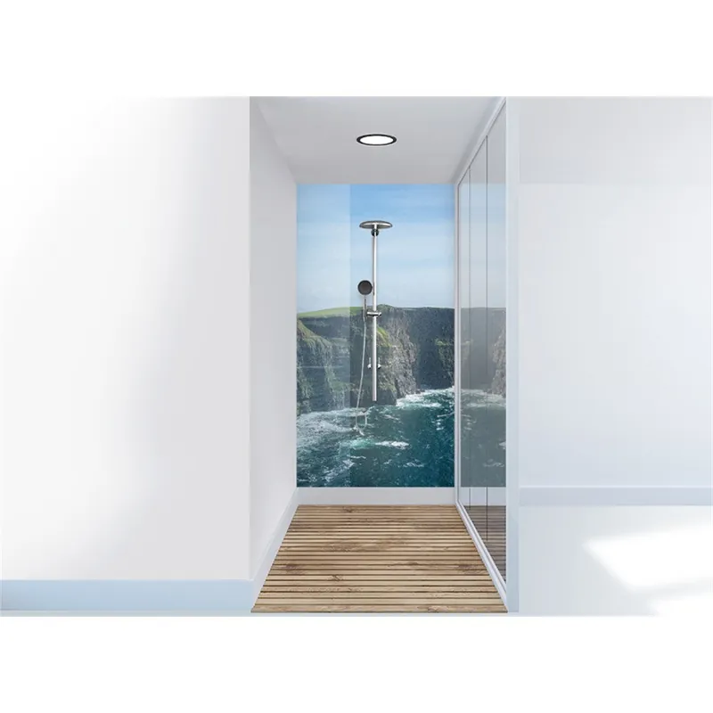 Panneau mural douche VIPANEL - Inspiration nature Falaises de Moher - Finition brillant