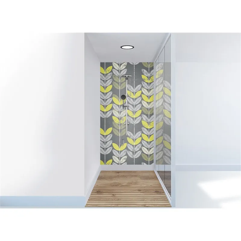 Panneau mural douche VIPANEL - Inspiration nature Fleurs vintage - Finition mat