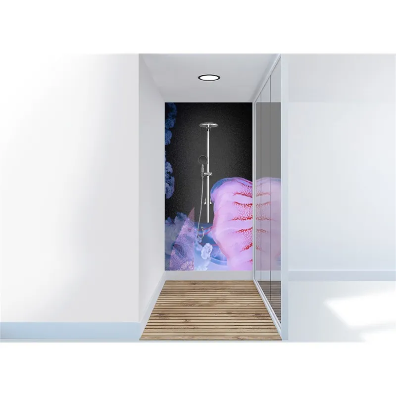Panneau mural douche VIPANEL - Inspiration nature Meduse 1 - Finition brillant