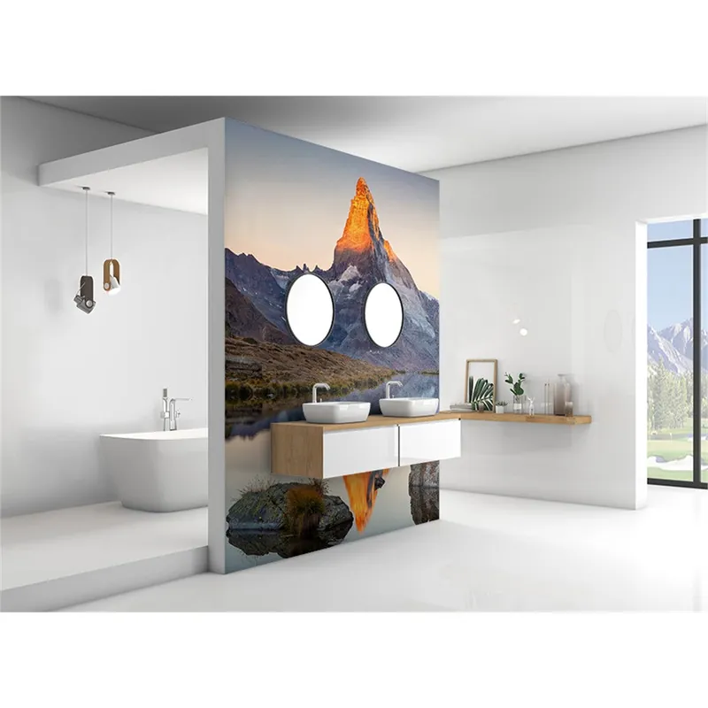Panneau mural douche VIPANEL - Inspiration nature Montagne - Finition brillant