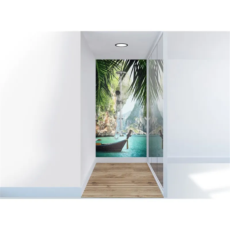 Panneau mural douche VIPANEL - Inspiration nature Thaïlande 2 - Finition brillant