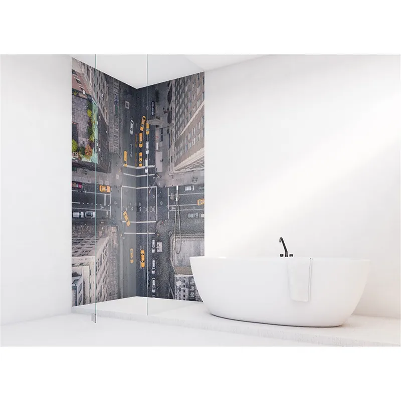 Panneau mural douche VIPANEL - Paysage urbain New York - Finition brillant