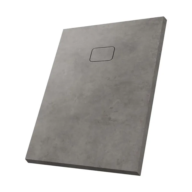 Receveur de douche écologique et léger NATURA SH, finition Soft Grey