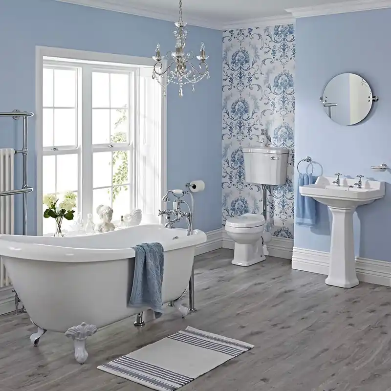 Ensemble Lavabo WC Baignoire Îlot & Robinetterie Carlton