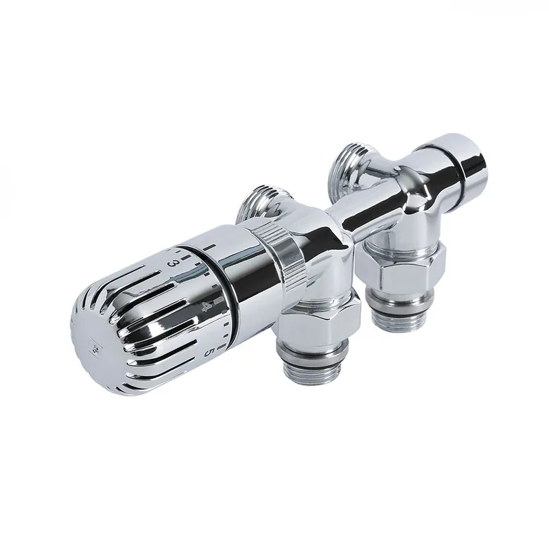 Robinet radiateur thermostatique – Raccordement central - Adaptateur cuivre 16mm