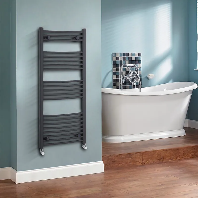 Sèche-serviettes design – 115 cm x 50 cm – Anthracite – Loa