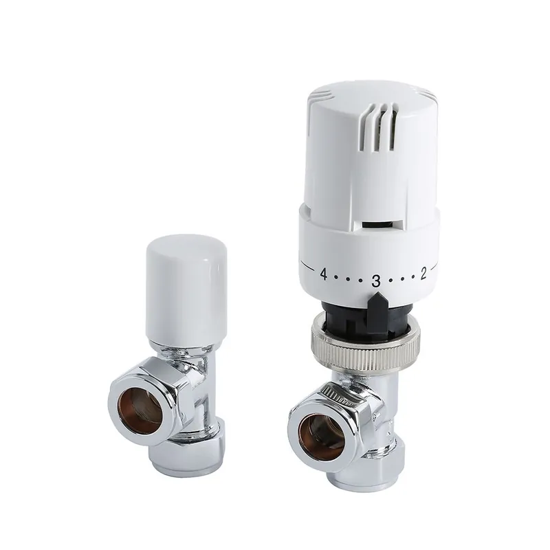 Robinets de radiateur d‘angle thermostatique