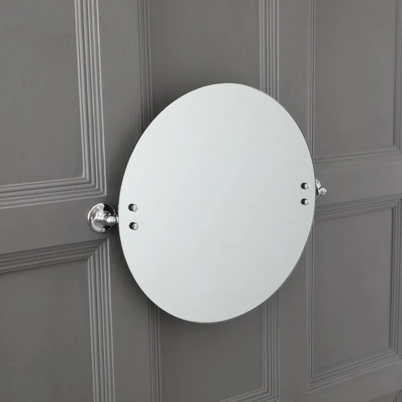 Miroir de salle de bain rond rétro - Elizabeth