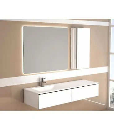 Meuble Suspendu Salle de Bain Duo 140