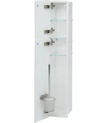 Niche à encastrer pour WC intérieur blanc