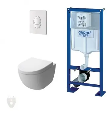 Pack Wc suspendu Grohe Autoportant Daily‘o 2 courte