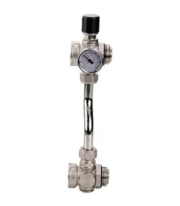 Soupape différentielle bypass pour raccords au distributeur 1 BG manchon 1 2 0 2 0 6 bar 200mm