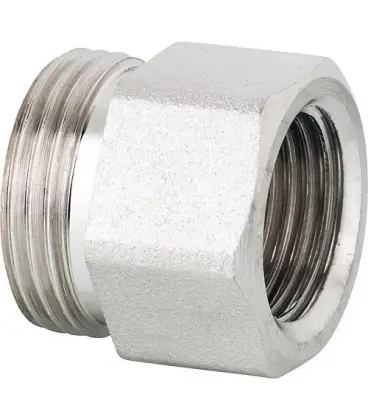 Mamelon avec filet fem nickelé DN 25 male DN 25 femelle1" m 1" f