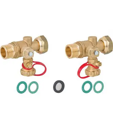 Kit de rincage et d‘arrêt DN20 (3/4") pour plaque echange de chaleur