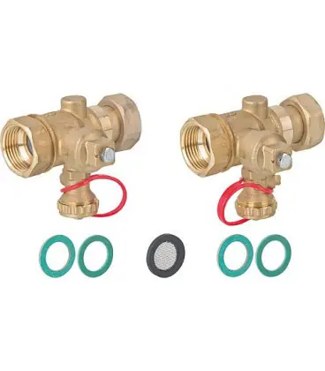 Kit de rincage et d‘arret DN25(1") pour plaque echange de chaleur