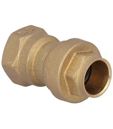 Transition enfichable femelle DN15 (1/2") x 20mm, pour tube fusio, détachable