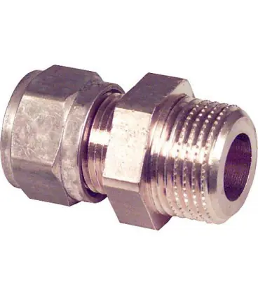 Bague de serrage a vis en laiton Raccord a vis cylindrique 15x1/2" WG809 "
