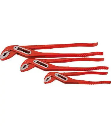 Jeu de pince multiprise 160, 250, 315mm rouge laque