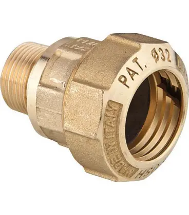 Raccord a vis mit red. AG Typ 862 11/4"x50mm ne convient pas pour le gaz